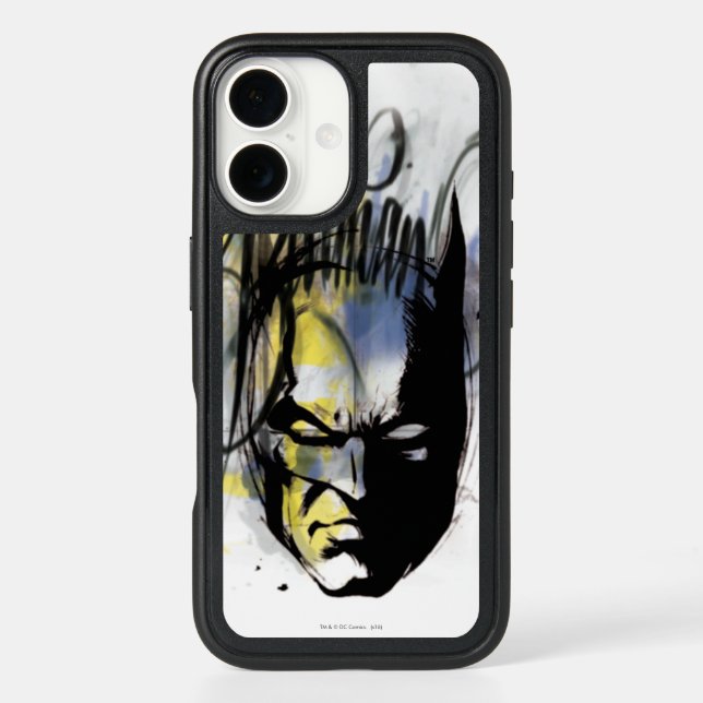 Batman Airbrush Portrait Otterbox iPhone Case (Back)