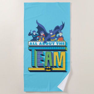 Batman All About The Team Beach Towel