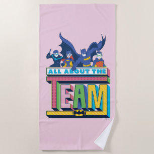 Batman All About The Team Beach Towel