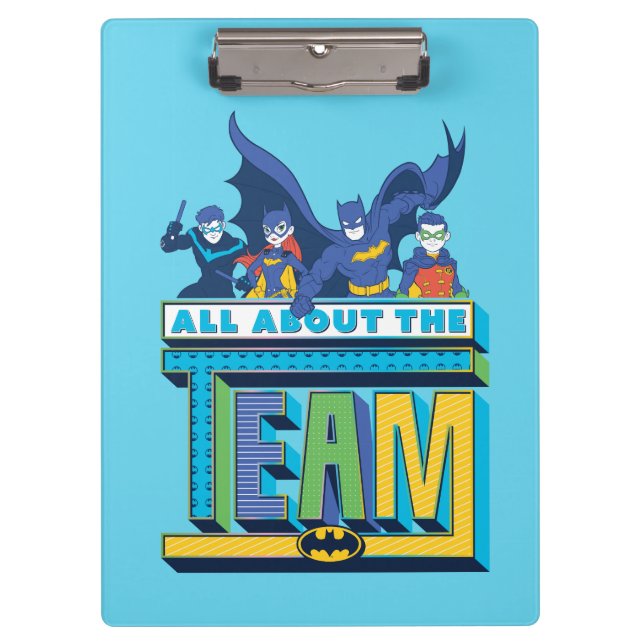 Batman | All About The Team Clipboard (Front)