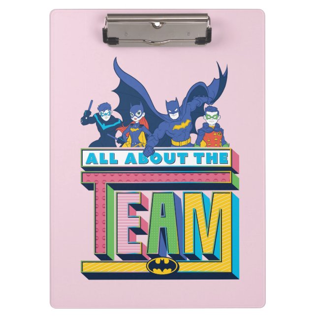Batman | All About The Team Clipboard (Front)