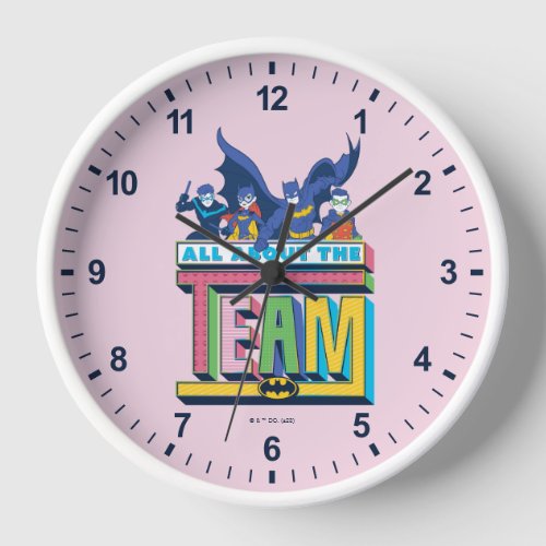 Batman  All About The Team Clock