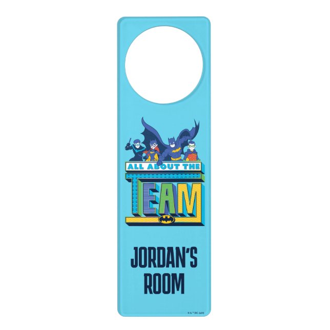 Batman | All About The Team Door Hanger (Front)
