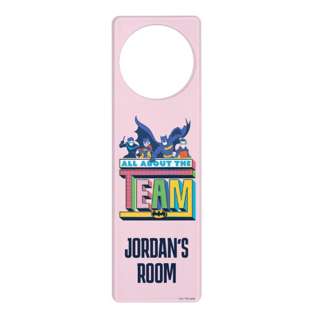 Batman | All About The Team Door Hanger (Front)