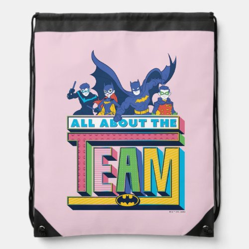 Batman  All About The Team Drawstring Bag