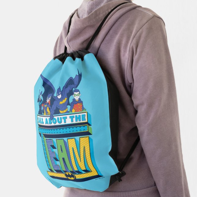 Batman | All About The Team Drawstring Bag (Insitu)