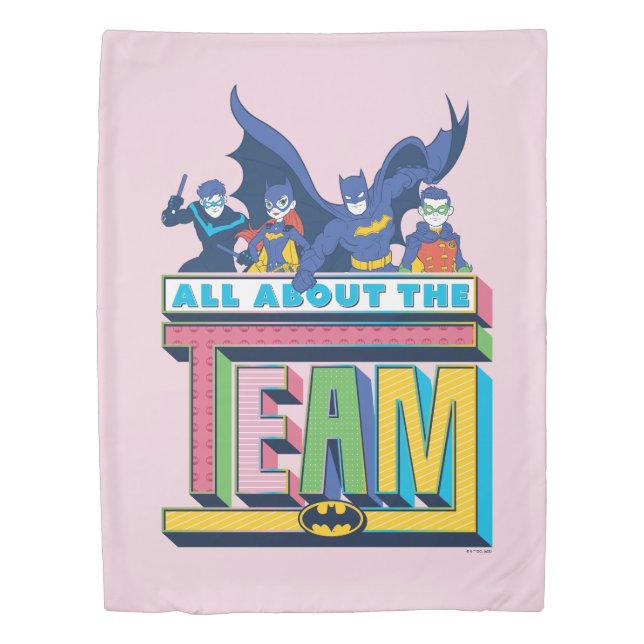 Batman | All About The Team Duvet Cover (Front)