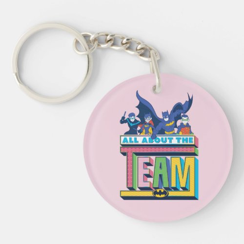 Batman  All About The Team Keychain