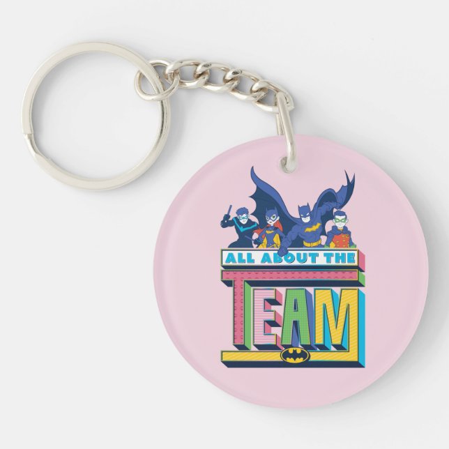 Batman | All About The Team Keychain (Front)