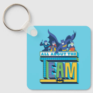 Batman All About The Team Keychain