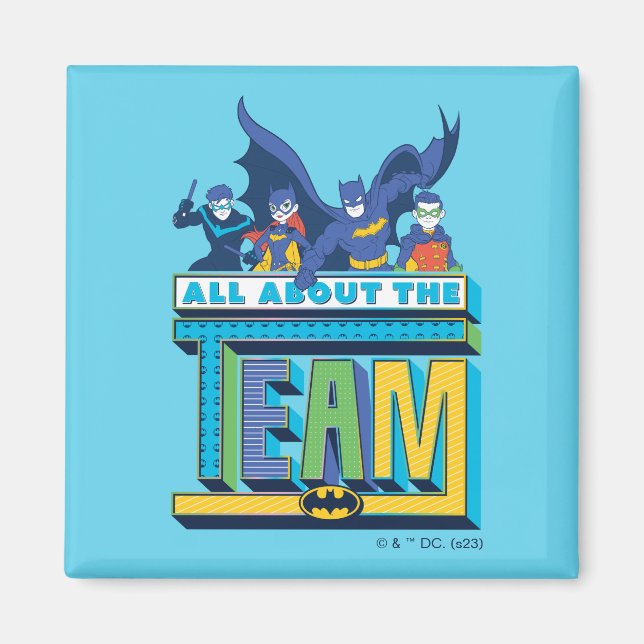 Batman | All About The Team Magnet (Front)