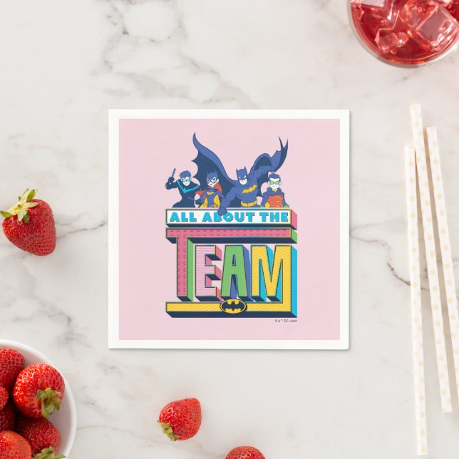 Batman | All About The Team Napkins (Insitu)
