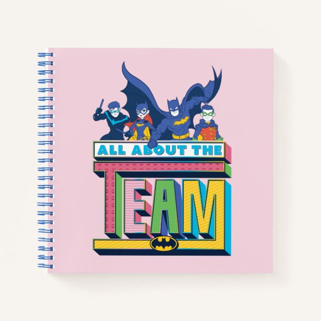 Batman | All About The Team Notebook (Front)