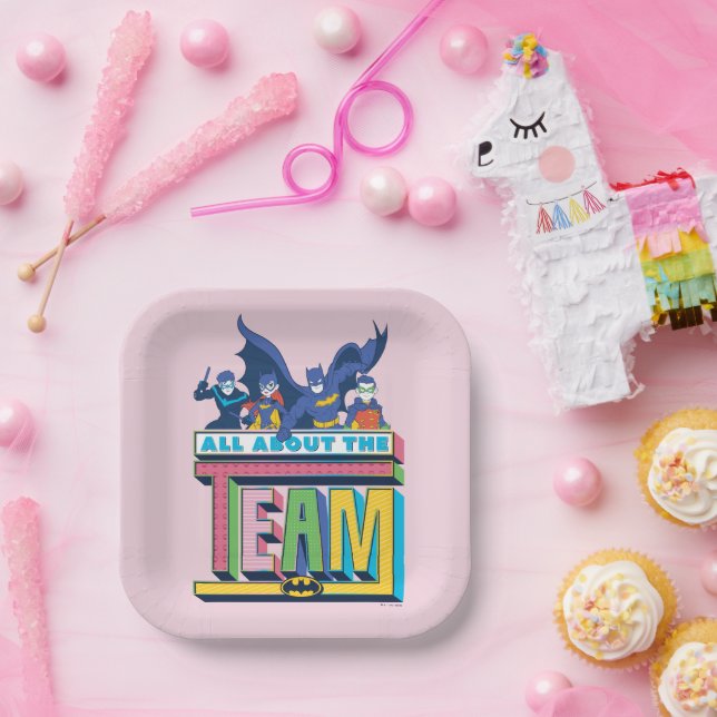 Batman | All About The Team Paper Plates (Party)
