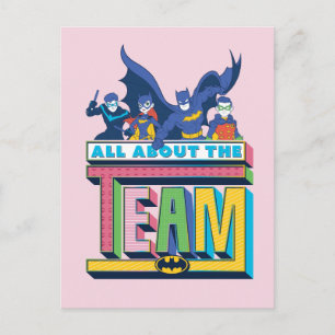 Batman All About The Team Postcard