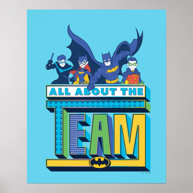 Batman | All About The Team Poster (Front)