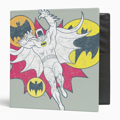 Batman And Bat Symbol Graphic 3 Ring Binder