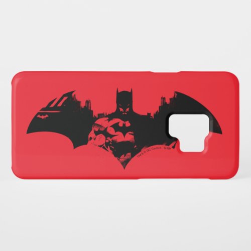 Batman and Gotham Silhouette Bat Logo Case_Mate Samsung Galaxy S9 Case