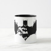 Batman and Gotham Silhouette Bat Logo Mug (Center)
