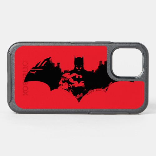 Batman and Gotham Silhouette Bat Logo OtterBox Symmetry iPhone 12 Case
