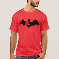 Batman and Gotham Silhouette Bat Logo