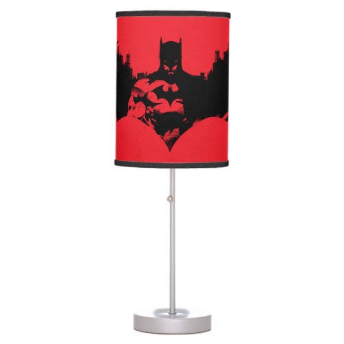 Batman and Gotham Silhouette Bat Logo Table Lamp