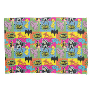 Batman and Robin Action Handshake Pattern Pillow Case