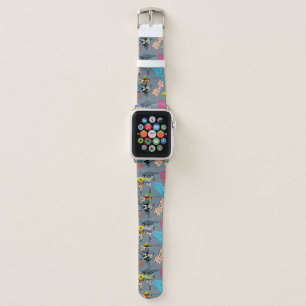 Batman And Robin Action Pattern Apple Watch Band
