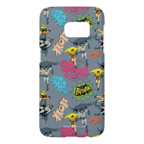 Batman And Robin Action Pattern Samsung Galaxy S7 Case