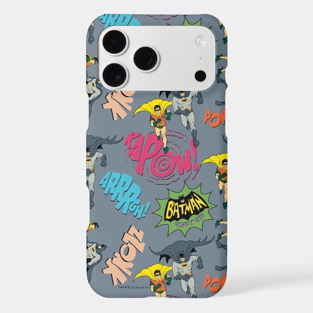 Batman And Robin Action Pattern Iphone Case (Back)
