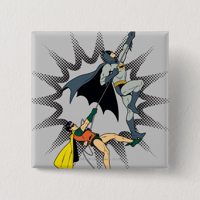 Batman And Robin Climb Button (Front)