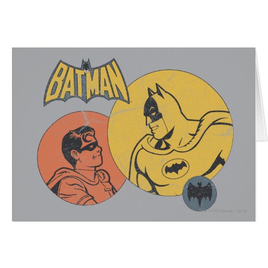 Batman And Robin Graphic - Distressed Cards (Front Horizontal)