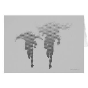 Batman And Robin Halftone Gradient Cards