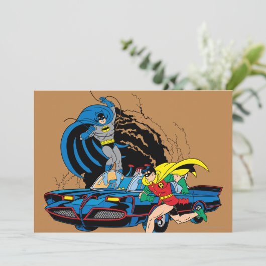 Batman And Robin In Batcave (Standing Front)