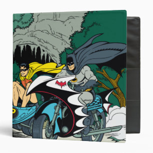 Batman And Robin In Batcycle Binder