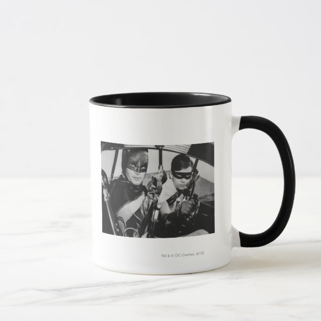 Batman and Robin In Batmobile Mug (Right)