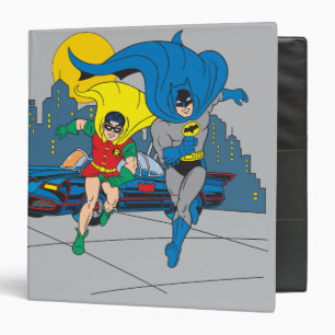 Batman And Robin Running Binder
