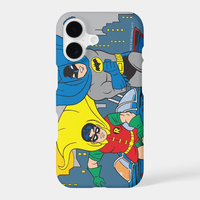 Batman And Robin Running Iphone Case (Back)