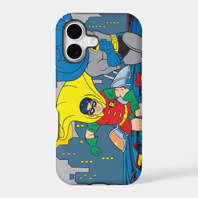 Batman And Robin Running Iphone Case (Back)