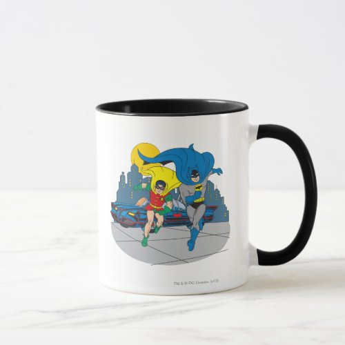 Batman And Robin Running Mug