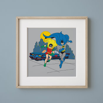 Batman And Robin Running Poster by batman at Zazzle