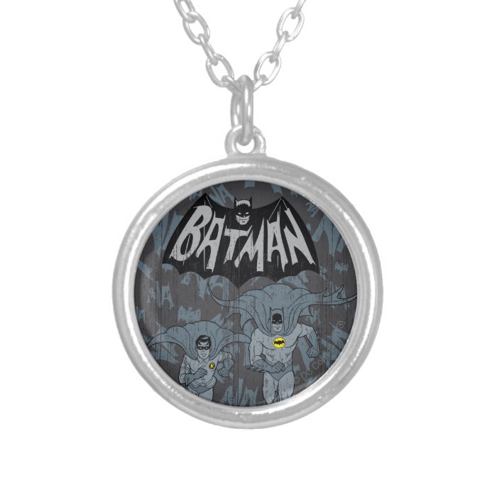 Batman And Robin With Logo Distressed Graphic Jewelry
