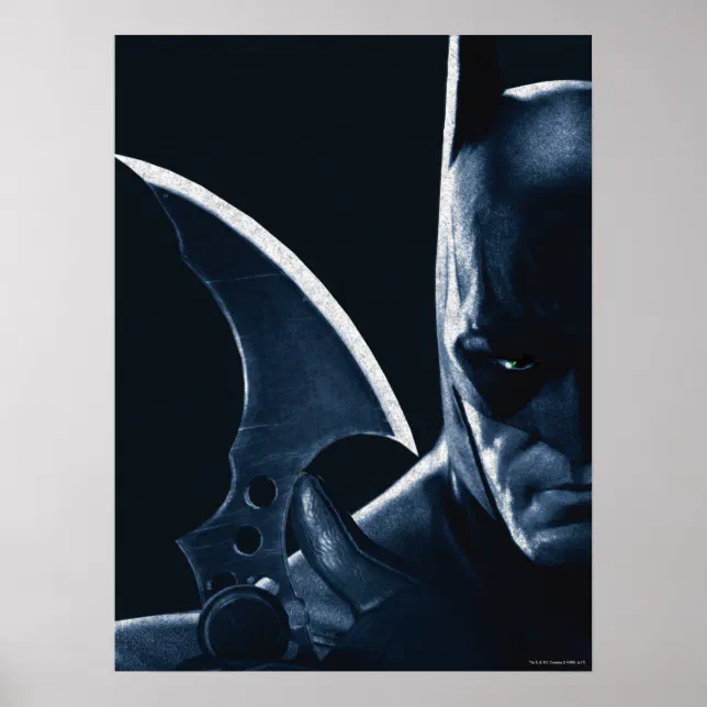 Batman: Arkham Asylum | Batman Closeup Poster | Zazzle