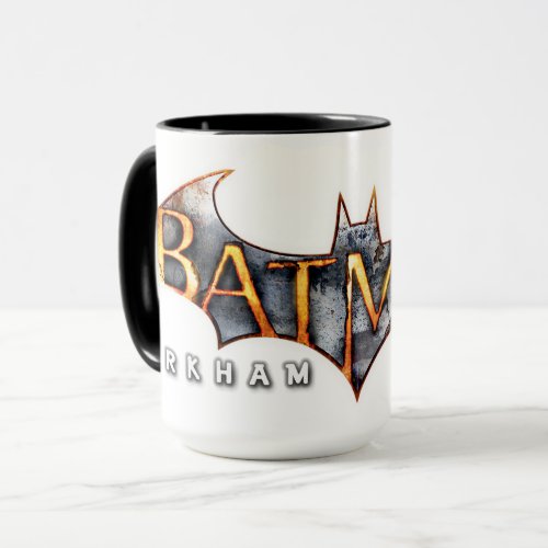 Batman Arkham Asylum  Logo Mug