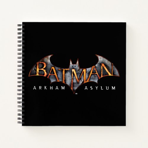 Batman Arkham Asylum  Logo Notebook