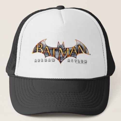 Batman Arkham Asylum  Logo Trucker Hat