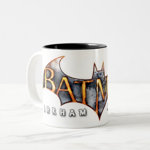 Batman Arkham Asylum  Logo Two_Tone Coffee Mug