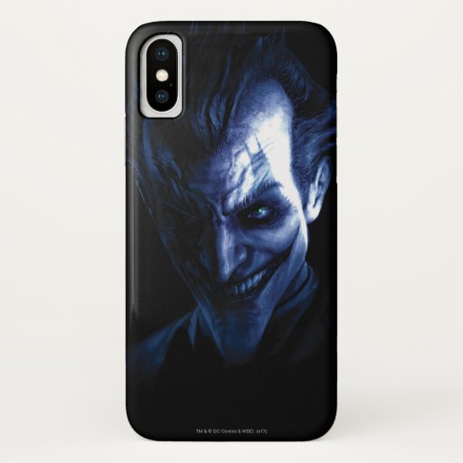 Batman: Arkham Asylum | The Joker In Shadow iPhone X Case