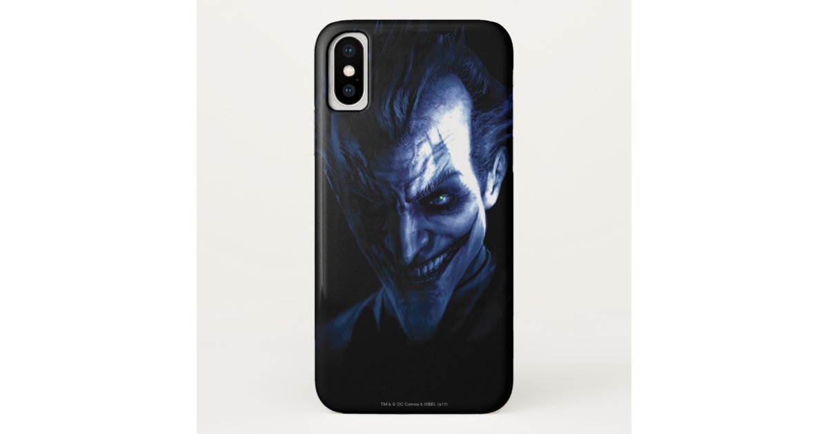Batman: Arkham Asylum | The Joker In Shadow Case-Mate iPhone Case | Zazzle