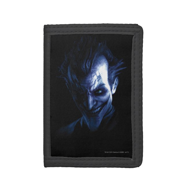 Batman: Arkham Asylum | The Joker In Shadow Trifold Wallet (Front Vertical)